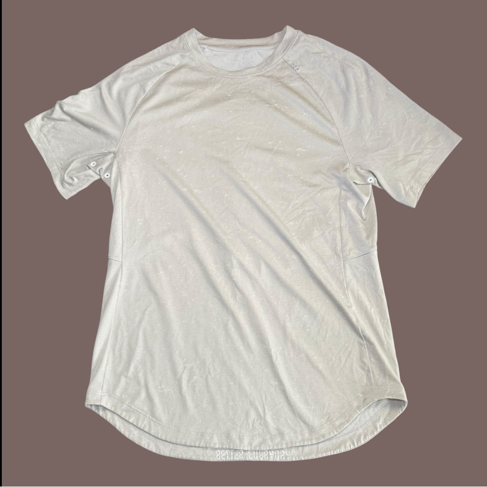 Lululemon Better Everyday Mens Short Sleeve Breathable Performance Shirt Sz NST